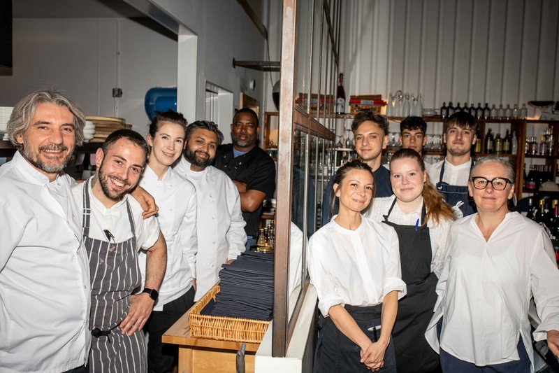 The team at The Spärrows, Green Quarter, Manchester - The Good Food Guide's Best Local Restaurant in the North West of England 2023. Credit: Adam Pester